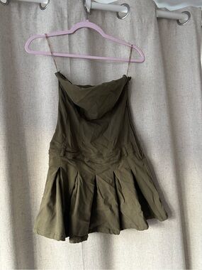 Blashe Olive Strapless Women's Dress - S